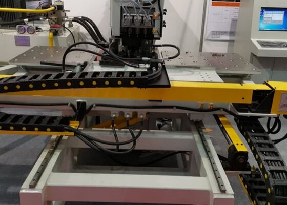 Marcação de perfuração da placa do CNC e máquina de perfuração com capacidade de perfuração de Φ50mm