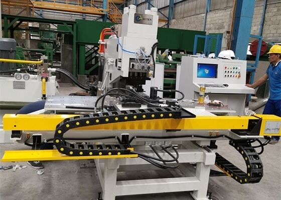 CNC Plate Punching And Marking Machine Steel Plates Used In Transmission Tower