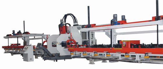 Máquina de Perfuração Hidráulica Automática de 3 eixos para Chapas CNC de Alta Configuração, 60KW, para Vigas Longitudinais