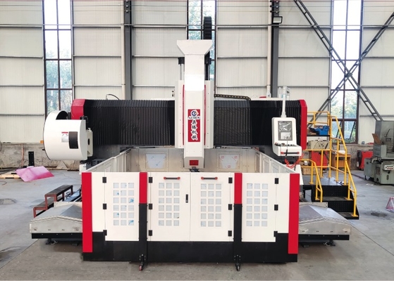 Altura da pórtico 800mm CNC Gantry Machining Máquina de Perfuração de Placas de Flange Cone da Ferramenta BT50