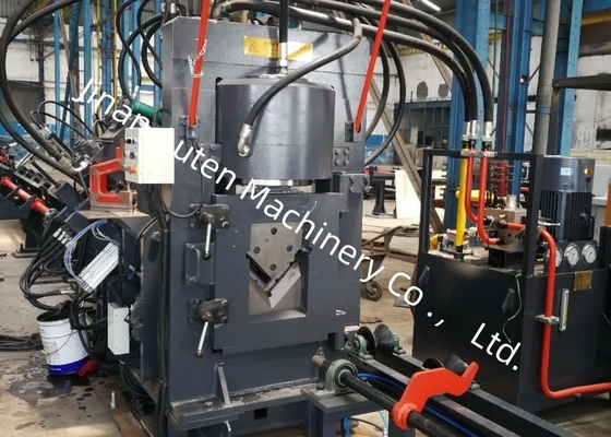 2 punções por lado CNC ângulo de punção marcação máquina de linha de corte de cabelo 630KN força de punção