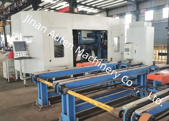 3 peças de máquina CNC para perfuração, corte e rosqueamento de vigas I, com motor de 11KW