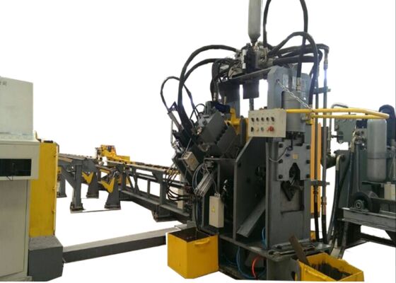 Máquina de Corte e Puncionamento de Aço Angular CNC com 3 Puncionamentos por Lado, Modelo JNC1616