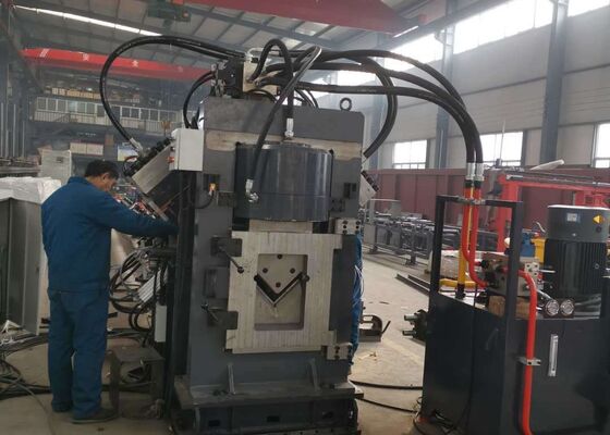 Dimensão Geral 32x7x3m Linha de Máquina de Corte e Puncionamento de Ângulo CNC Força de Marcação 1000/1200KN