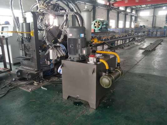 Linha de processamento de punção de aço CNC 3 em 1 para aço de ângulo barras planas canal de aço 3 punções por lado