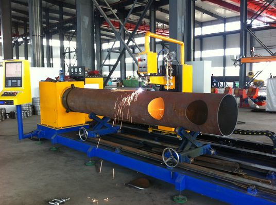Máquina de chanfradura bom Quanlity do corte retangular de alta velocidade da tubulação do quadrado do CNC e precisão alta