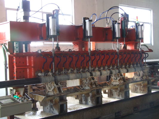 Máquina de trituração horizontal especial do CNC do eixo múltiplo para a tubulação da tela do petróleo