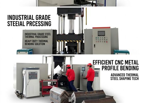 Aquecimento térmico modelo do CNC HQ250-700 e máquina de dobra para a indústria de aço da torre do ângulo