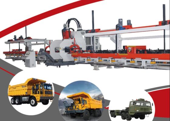Veículos de construção usados Cnc caminhão leve linha de processamento de chapa de metal