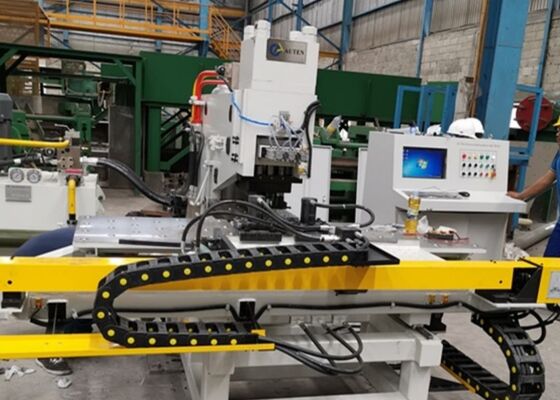 Máquina de perfuração de conexão modelo da placa do Cnc BNC100 para indústrias da construção de aço da ponte