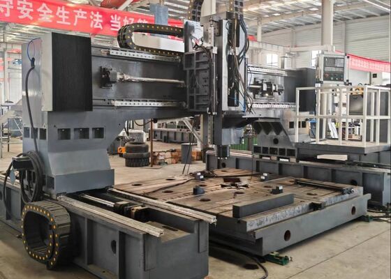 Máquina fresadora de perfuração CNC móvel tipo pórtico modelo PHD4080 usada para trocador de calor