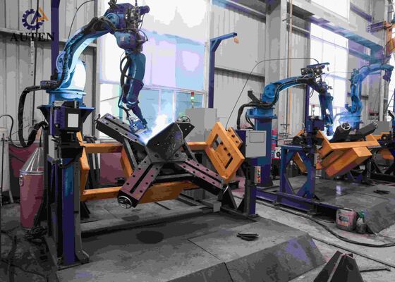 Máquina de Punção Angular CNC com Posicionadores Duplos Robô de Pórtico de 5 Eixos para Soldagem Precisa de Torre de Transmissão