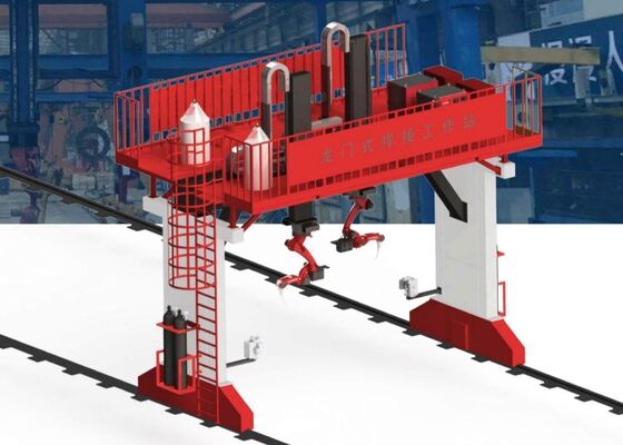 Servo-driven CNC gantry-type welding robot para componentes de montagem de quadril