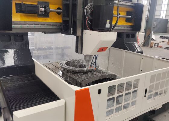 Máquina de perfuração e fresagem de chapas CNC de grande formato e alta velocidade para flanges