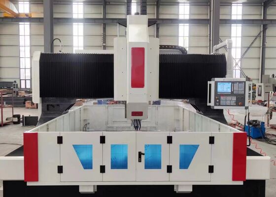 Máquina de perfuração e fresagem de chapas CNC de alta velocidade de tipo gantry com acionamento de precisão