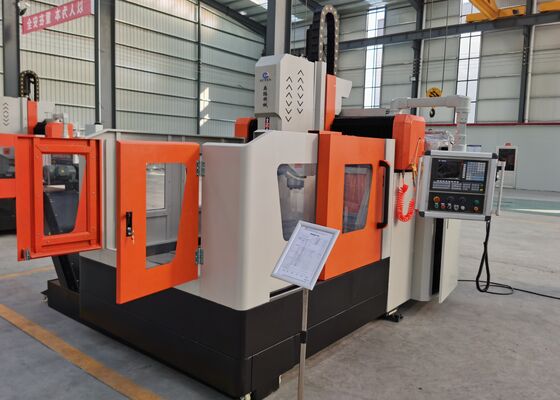 Máquina de perfuração e fresagem de chapas CNC com altura de pórtico de 600 mm, cone de fuso BT40-150