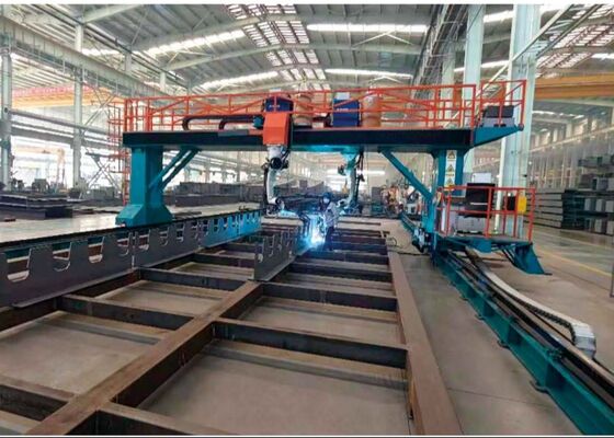 Estação de Soldagem Inteligente Gantry de Oito Eixos