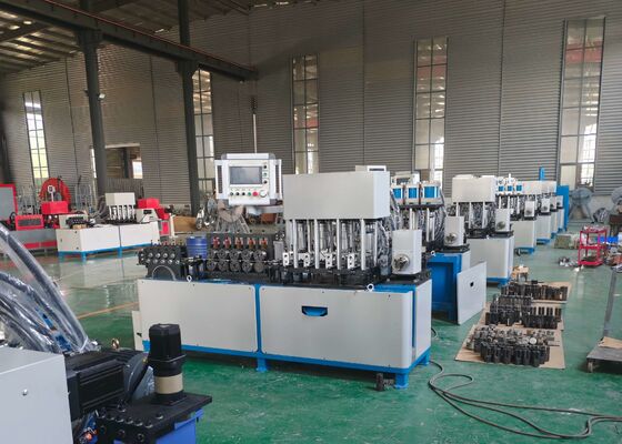 125*30 cilindro de perfuração CNC máquina de formação de anel de ferro plano 3KW Servo motor de alimentação