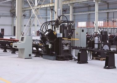 Máquina de corte de marcação de perfuração do ângulo de alta velocidade do CNC, linha da máquina de perfuração do ângulo do CNC